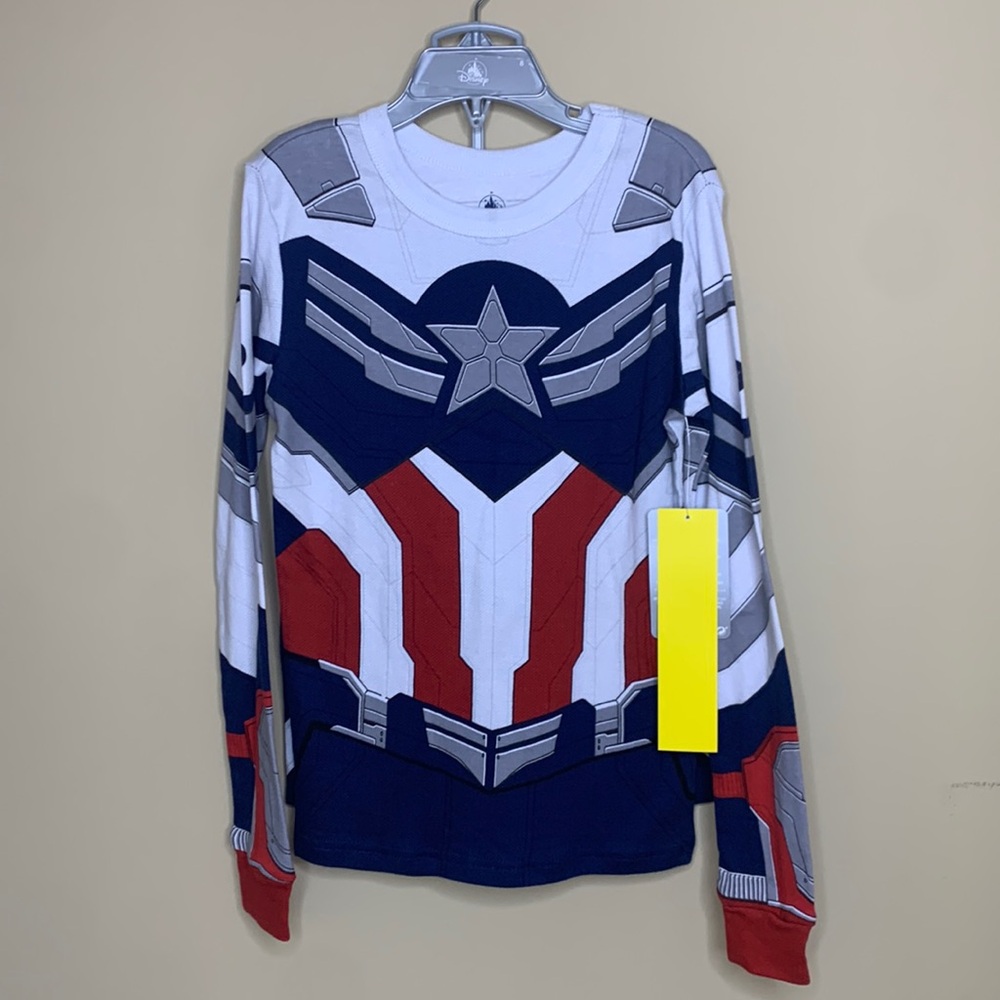 Disney Marvel Captain America pajama set size 8